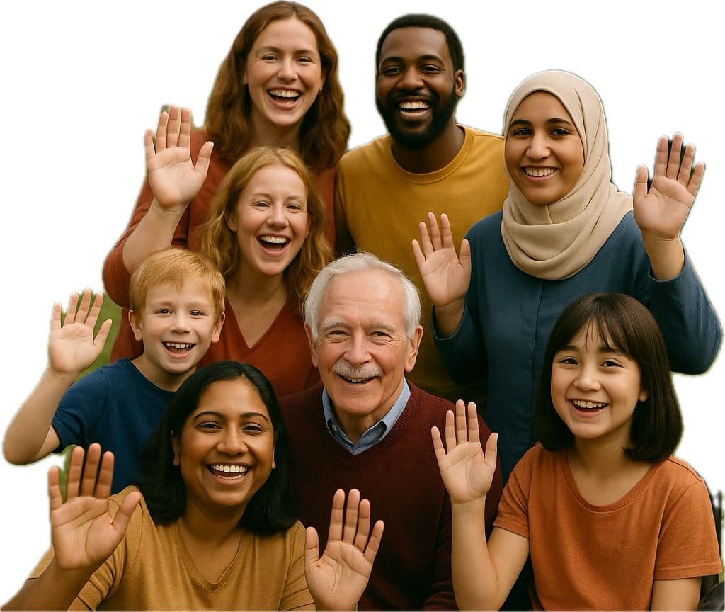 Group of women sitting together